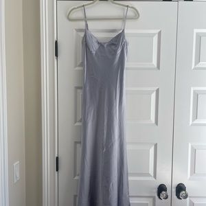 Zara lavender slip dress